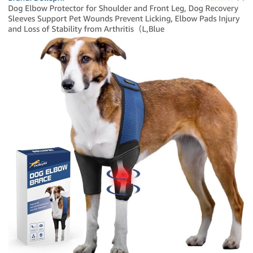 EXTRA LARGE - Dollephi - Dog Elbow Protector for Shoulder & Front Leg